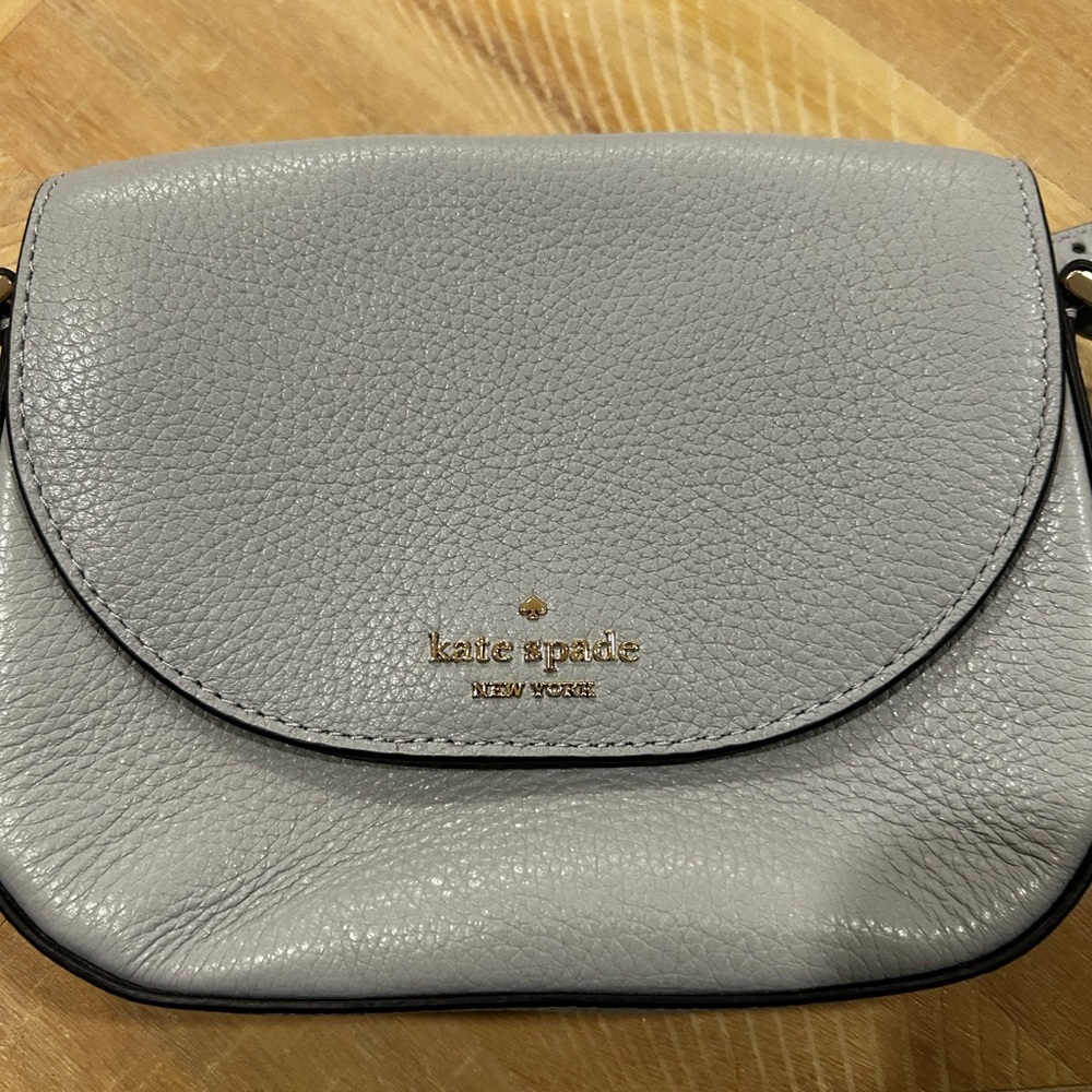 kate spade Grey Leather Crossbody Bag